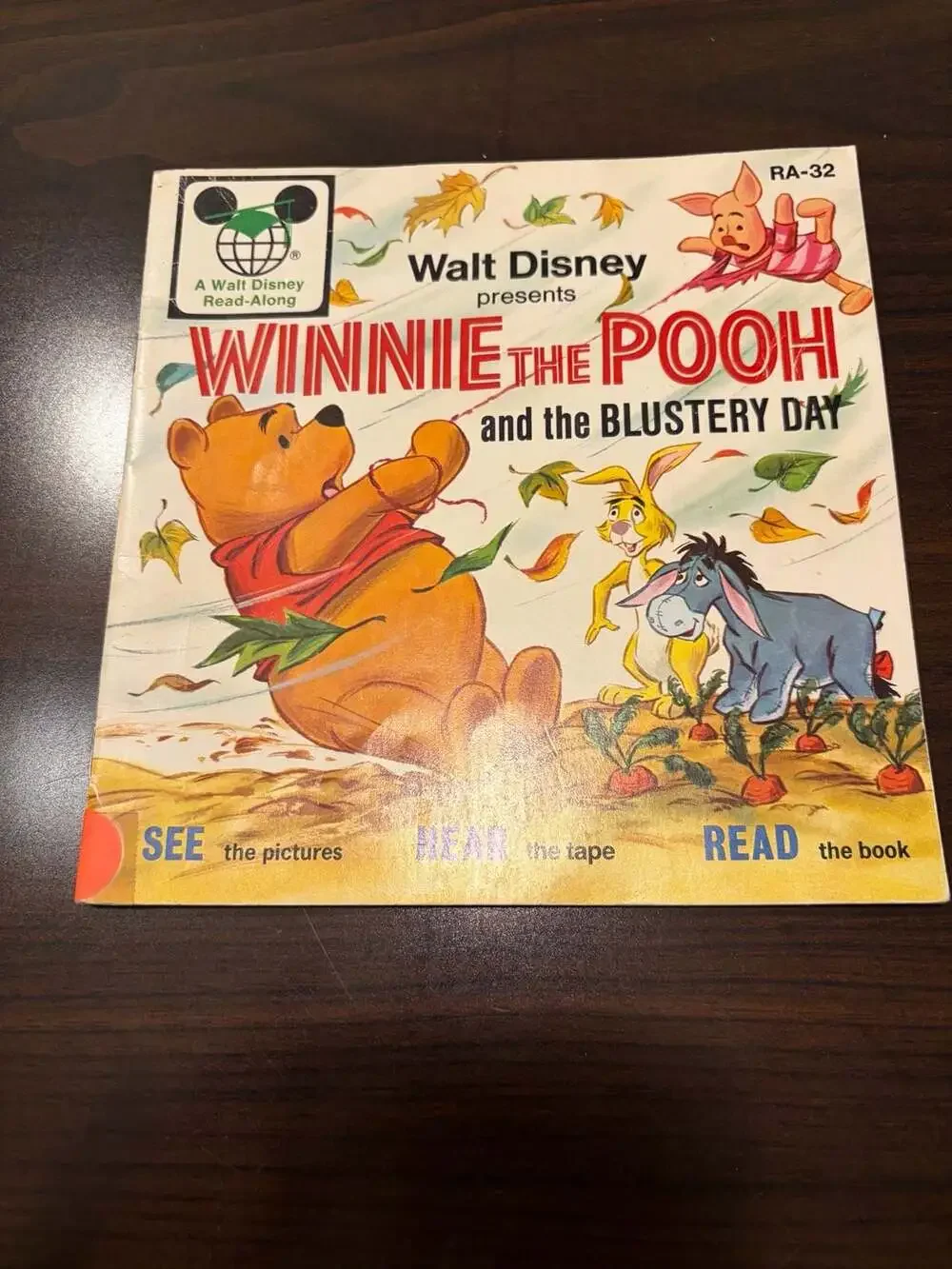Set of 6 Vintage Walt Disney Read-Along Books